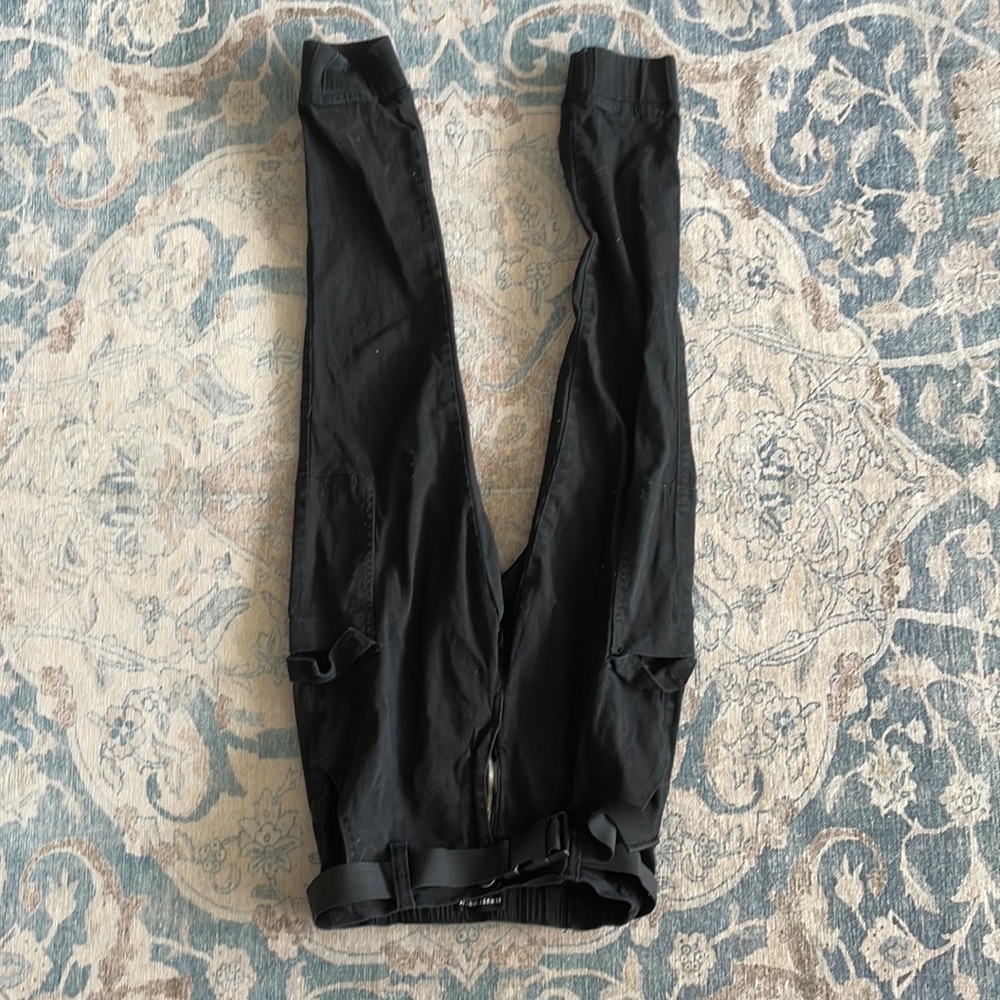 Black cargo pants almost famous womens small